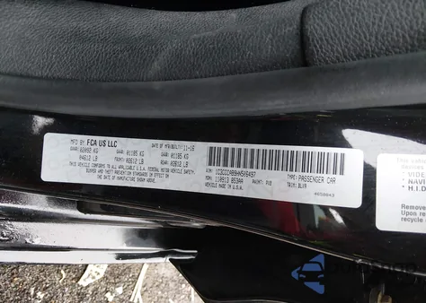 2017 Chrysler 200 Limited Platinum z USA, uszkodzony, nr VIN 1C3CCCAB8HN506497